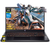 Acer Nitro V 15 Gaming Laptop 15.6" FHD IPS 165Hz Intel 8-core i5-13420H 16GB RAM 512GB SSD GeForce RTX 5050 GDDR7 DLSS4 (Up to 440 AI Tops) Backlit Thunderbolt WiFi6 Win11 ICP Acc