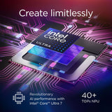 Lenovo Yoga Slim 7 Aura Edition, CoPilot+ PC AI Boost 47 TOPS, 15.3" 120Hz 2.8K Touch, Intel Core ultra 7 258V, 32GB RAM, 1TB SSD, Intel Arc Graphics 140V, Bklit Eng-Arb KB, Luna Grey - [83HM000XAX]