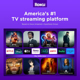 Roku Streaming Stick 4K - HDR & D. Vision Roku Streaming Device for TV with Voice Remote & Long-Range Wi-Fi - Free & Live TV (Renewed)