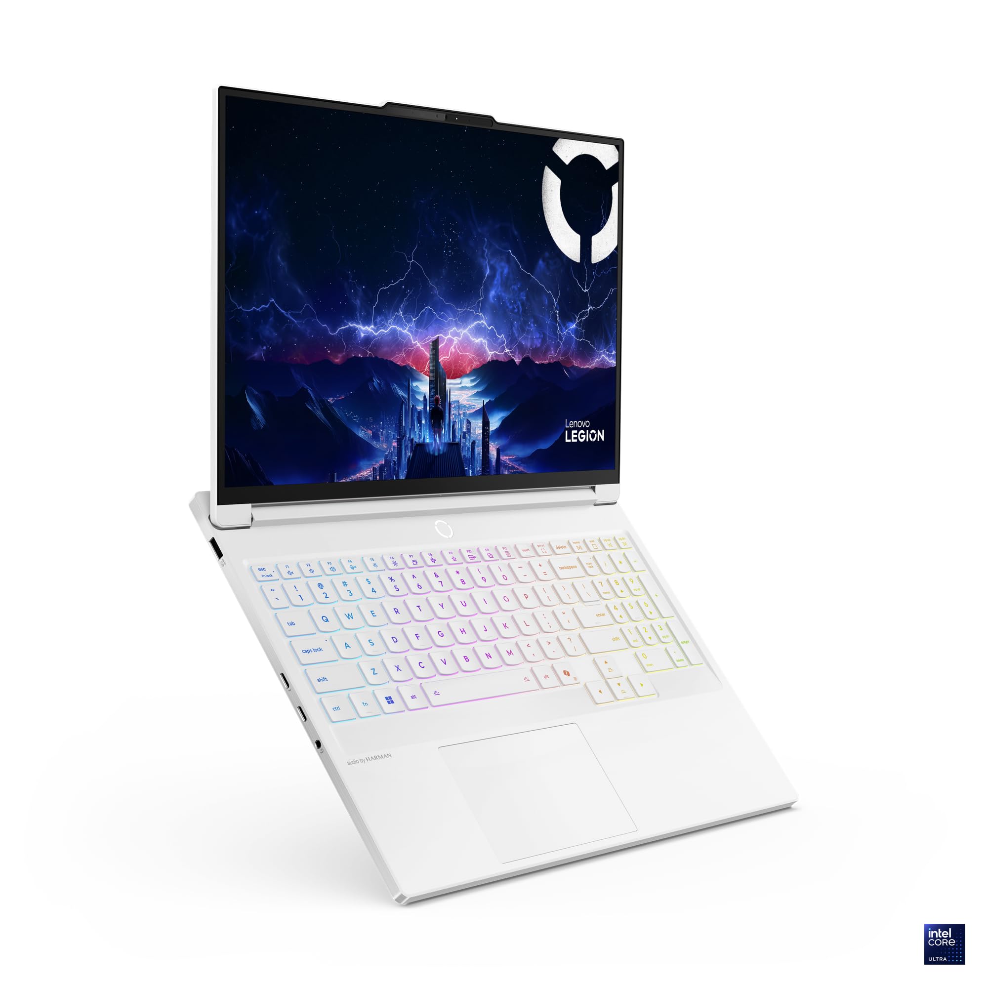 Lenovo Legion 7 16IAX10 AI Gaming Laptop 16" WQXGA OLED 240Hz, Intel Ultra 9 275HX, 32GB RAM, 2TB SSD, RTX 5070 8GB GDDR7, RGB ENG-ARB KB, Win11, Glacier White [83KY001NAX] + 2Y Premium Care