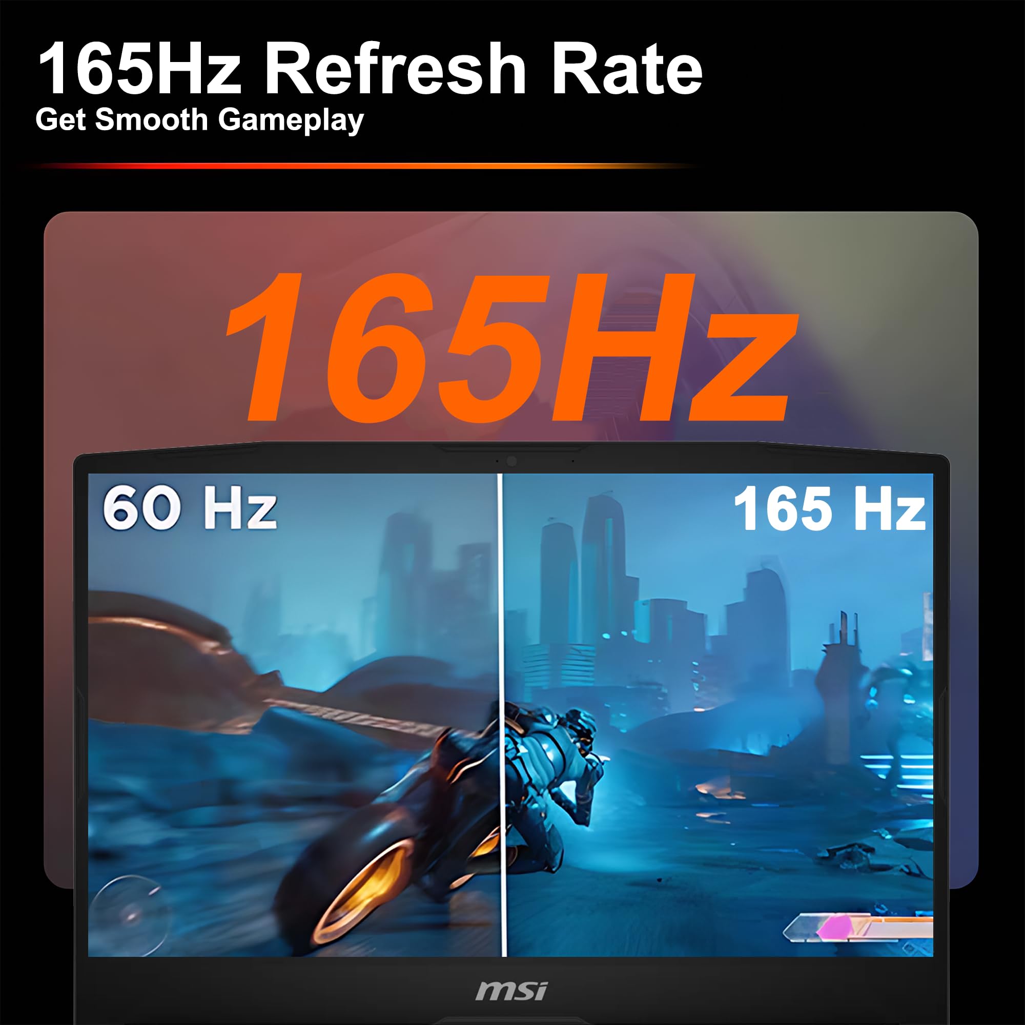 msi Katana 15.6” 165Hz QHD Gaming Laptop Computer, 14th Gen Intel Core i7-14650HX, NVIDIA Geforce RTX 5070, 16GB DDR5 RAM, 1TB NVMe SSD, RGB Keyboard, Windows 11 Pro