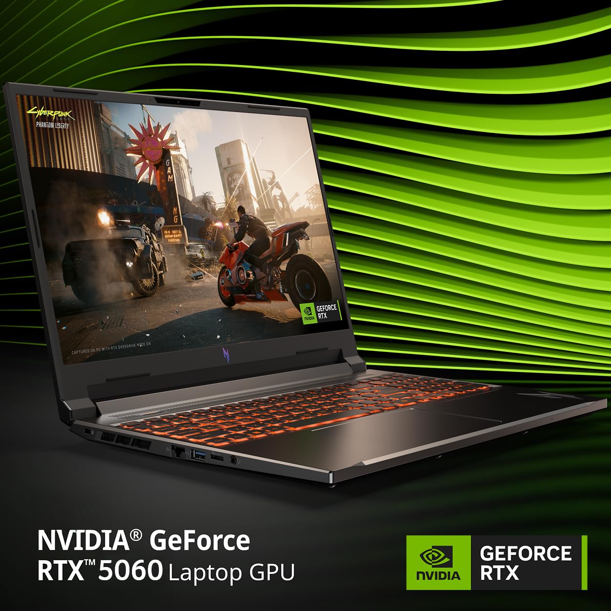 Acer Nitro V 16 AI Copilot+ PC Gaming Laptop | AMD Ryzen AI 5 340 Processor | NVIDIA GeForce RTX 5060 Laptop GPU | 16" WUXGA IPS 180Hz Display | 16GB DDR5 | 512GB Gen 4 SSD | Wi-Fi 6E | ANV16-61-R2QY
