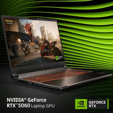 Acer Nitro V 16 AI Copilot+ PC Gaming Laptop | AMD Ryzen AI 5 340 Processor | NVIDIA GeForce RTX 5060 Laptop GPU | 16" WUXGA IPS 180Hz Display | 16GB DDR5 | 512GB Gen 4 SSD | Wi-Fi 6E | ANV16-61-R2QY