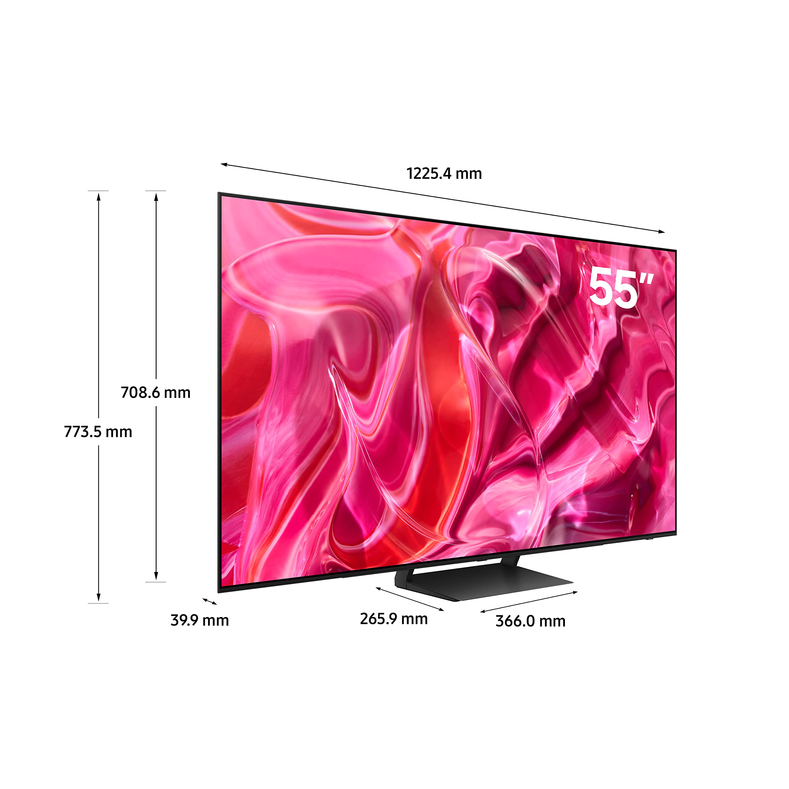 Samsung 55 Inch TV OLED S90C Neural Quantum Processor 4K LaserSlim Design - QA55S90CAUXZN - 2023 Model - 1 Year Warranty (UAE Version)