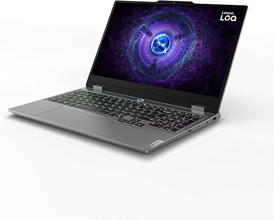 Lenovo LOQ 15IRX9 Gaming Laptop, 15.6" FHD 144Hz Display, Intel Core i7-14700HX, 16GB DDR5 RAM, 512GB SSD, NVIDIA GeForce RTX 4060 8GB, Backlit ENG Keyboard, Luna Grey
