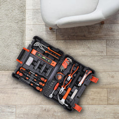 Black+Decker Professional Hand Tool Kit, Orange/Black, Bmt154C, 154 Pieces