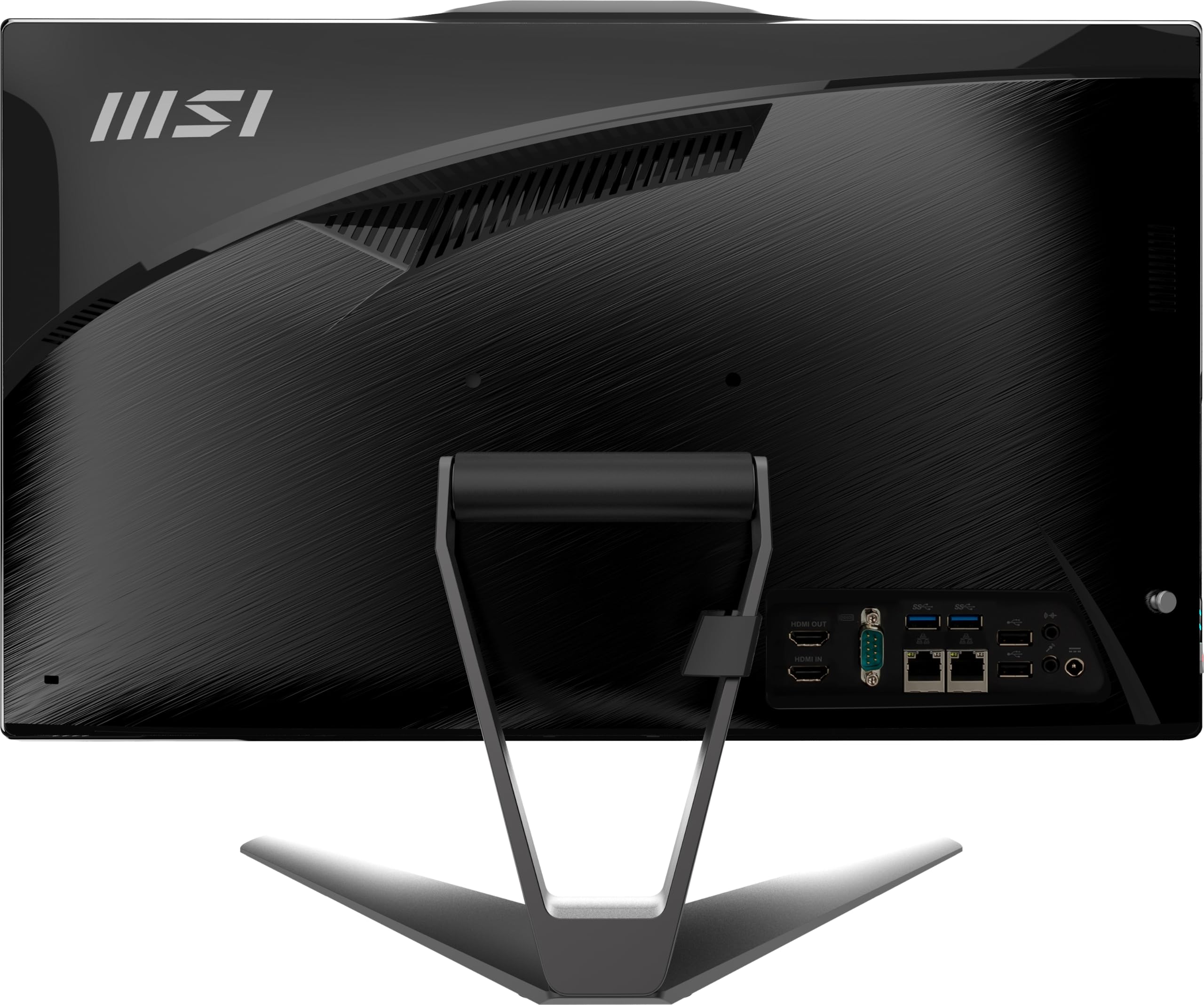 MSI PRO AP222T All-in-One Desktop: Intel Pentium Gold G7400, 4GB DDR4 2666MHz, 128GB NVMe SSD, Anti-Flicker, Less Blue Light, BT 5.0, Windows 11 Pro: 13M-068US,Black