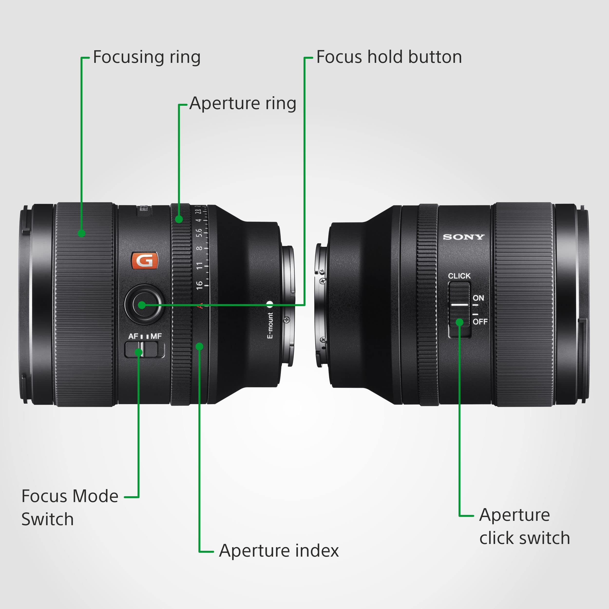 Sony SEL35F14GM - Full-Frame Lens FE 35mm F1.4 GM - Premium G Master Series Prime Lens