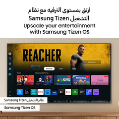 Samsung 65 Inch TV Crystal UHD 4K, DU7000, PurColor, 4K Upscaling, Samsung Tizen OS, Q-Symphony, Black, UA65DU7000UXZN - 2024 Model - 1 Year Warranty (UAE Version)