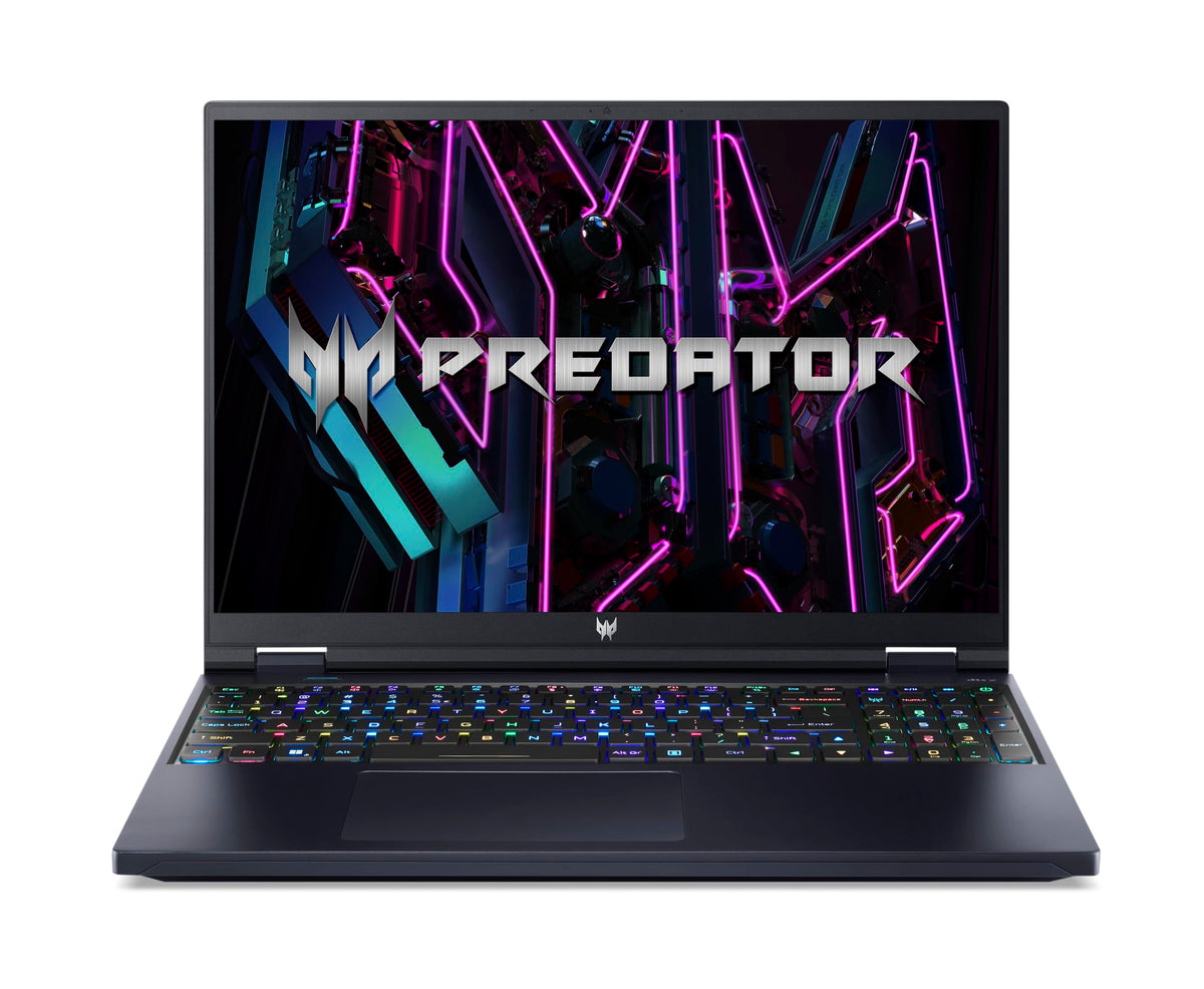 Acer Predator Helios 16 PH16-Gaming Notebook 13th Gen Intel Core i9 13900HX 24 Cores up to 5.40 GHz - 32GB RAM - 1TB SSD -12GB NVIDIA®GeForce®RTX 4080 Graphics - 16" WQXGA 240Hz -Win 11 Home -Black