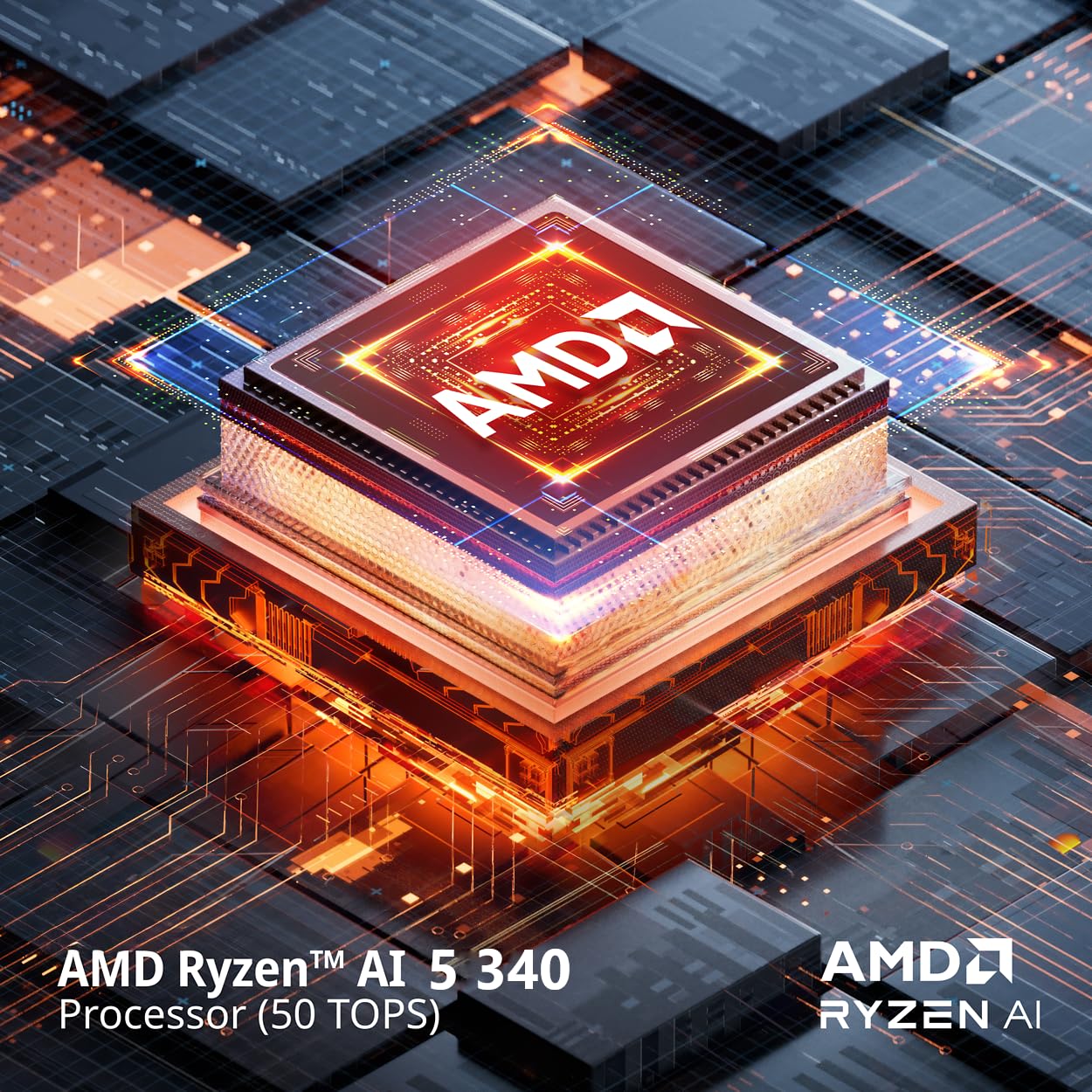 Acer Nitro V 16 AI Copilot+ PC Gaming Laptop | AMD Ryzen AI 5 340 Processor | NVIDIA GeForce RTX 5060 Laptop GPU | 16" WUXGA IPS 180Hz Display | 16GB DDR5 | 512GB Gen 4 SSD | Wi-Fi 6E | ANV16-61-R2QY