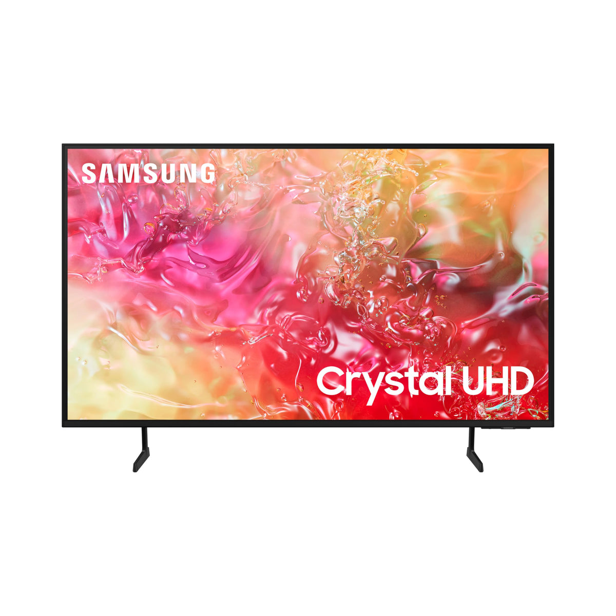 Samsung 65 Inch TV Crystal UHD 4K, DU7000, PurColor, 4K Upscaling, Samsung Tizen OS, Q-Symphony, Black, UA65DU7000UXZN - 2024 Model - 1 Year Warranty (UAE Version)