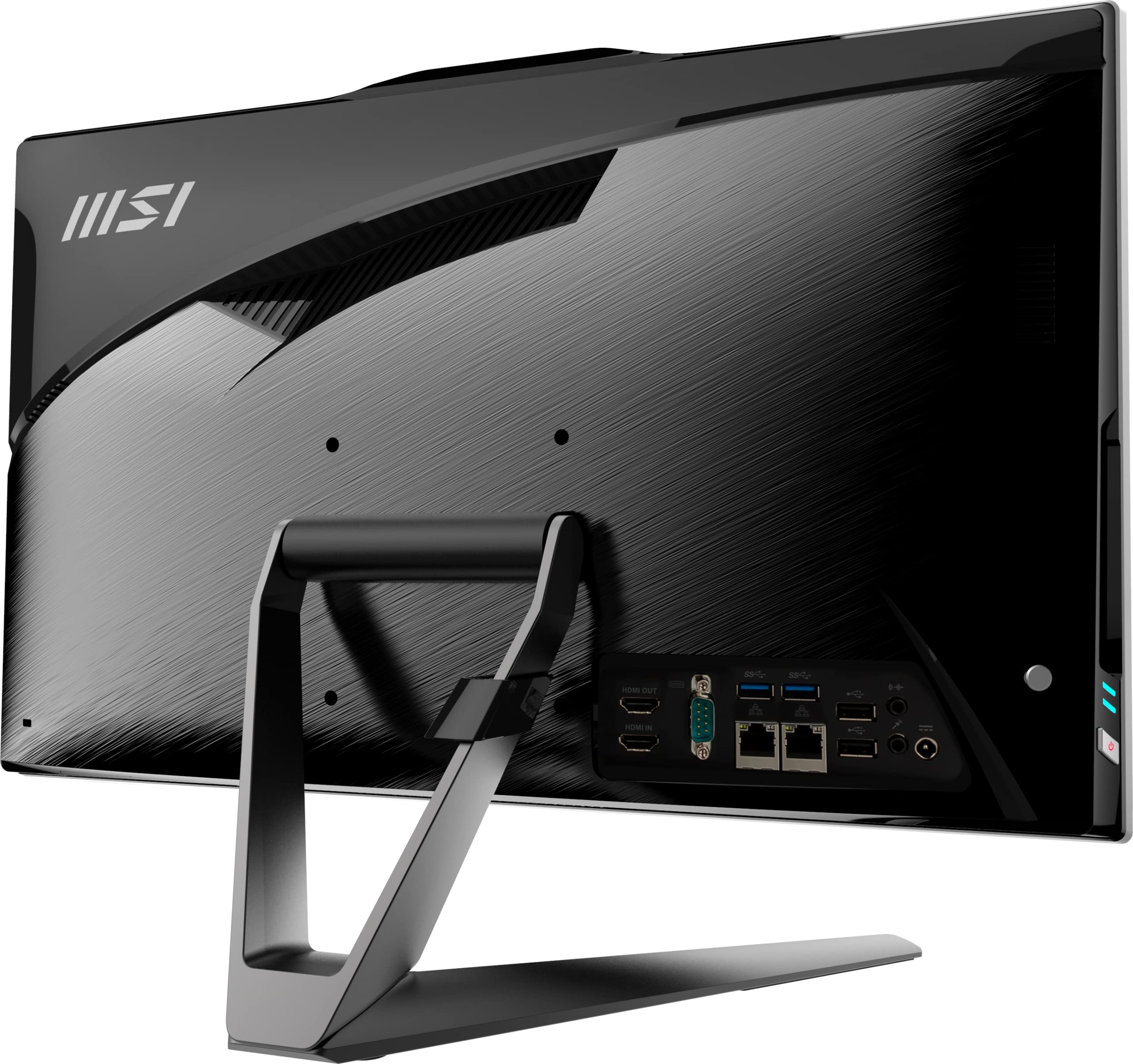 MSI PRO AP222T All-in-One Desktop: Intel Pentium Gold G7400, 4GB DDR4 2666MHz, 128GB NVMe SSD, Anti-Flicker, Less Blue Light, BT 5.0, Windows 11 Pro: 13M-068US,Black