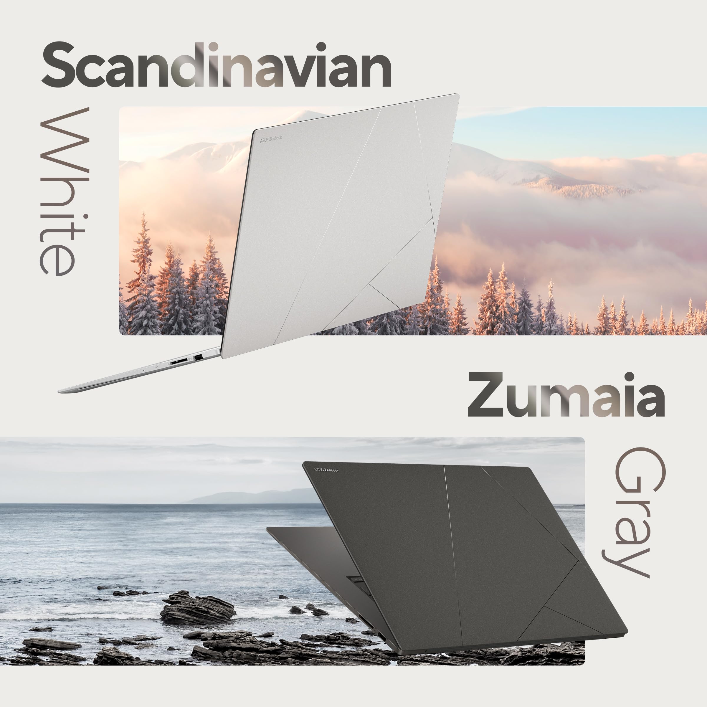 ASUS Zenbook S 16 OLED AI Laptop UM5606WA-RK233W /AMD Ryzen AI R9-HX370 Upto 5.1GHz/32GB RAM/2TB SSD/16 Inch 3K(2880x1800) OLED 120Hz/Windows 11 Home with Copilot Key -Scandinavian White