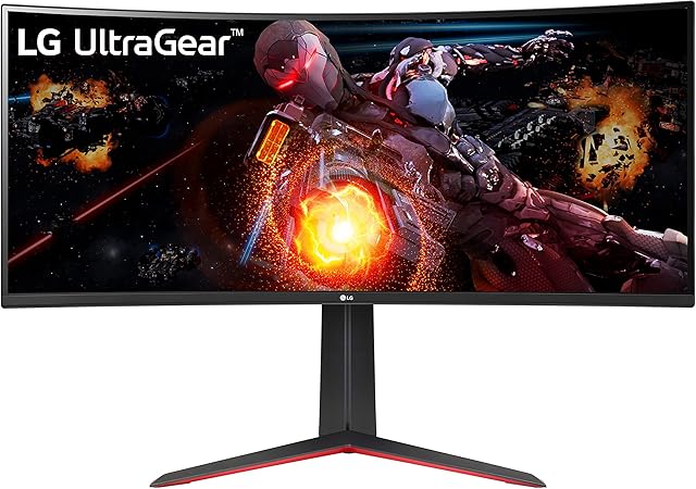 LG 34GP63A-B 34" Curved Ultragear™ QHD (3440 x 1440) Display / 160Hz Refresh Rate / HDR10 / MaxxAudio® (7Wx2) / AMD FreeSync™ Premium / 1ms MBR