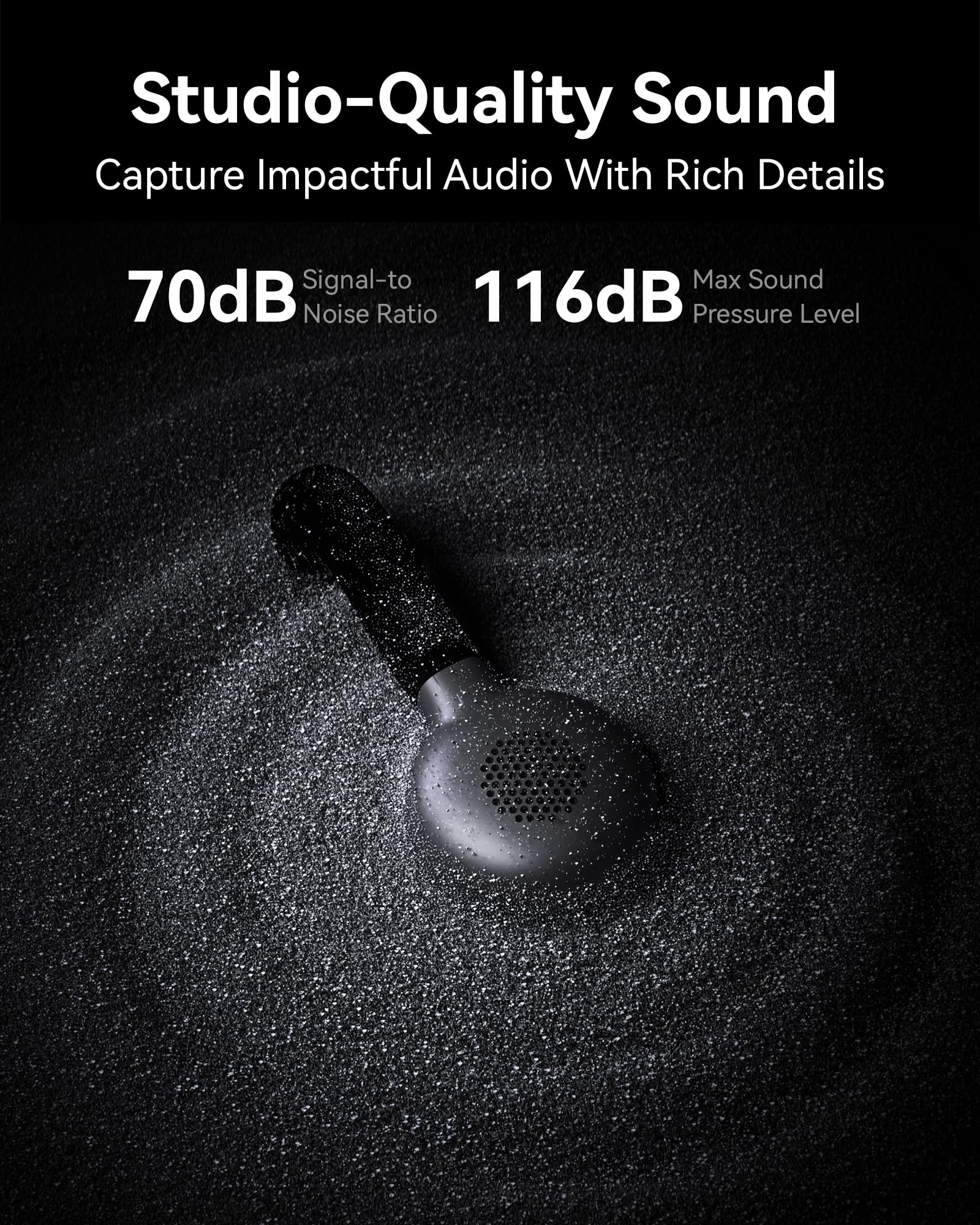 Hollyland Lark M2S Ultimate Combo (Camera RX+Lightning RX+Type-C RX) Wireless Lavalier Microphone for iPhone/Camera/Android/PC, Compact Mic, Titanium Clip, Noise Cancelling, Vlog