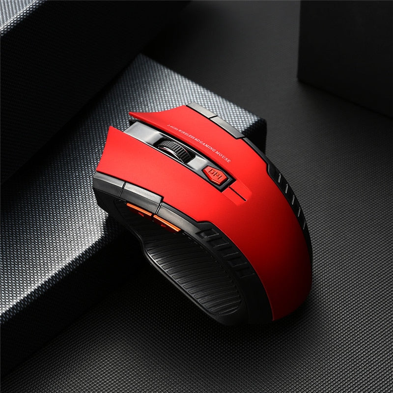 Robotsky 2.4GHz Optical Mouse Gamer Mice for Notebook Desktop Laptop With USB Receiver High DPI USB Wireless Gaming Mouse