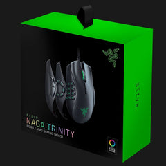 Free shipping Games Mice Razer Naga Programmable Wired Trinity 16,000 DPI RGB Optical Gaming Mouse