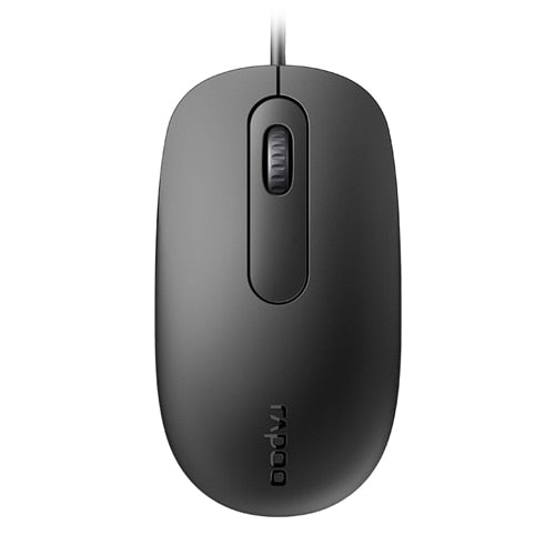 New Rapoo N200 Wired Optical Gaming Office Mouse with 1000DPI For PC Computer Home Office