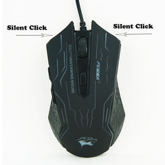 3200DPI Silent Click USB Wired Gaming Mouse Gamer Ergonomics 6Buttons Opitical Computer Mouse For PC Mac Laptop Game LOL Dota 2