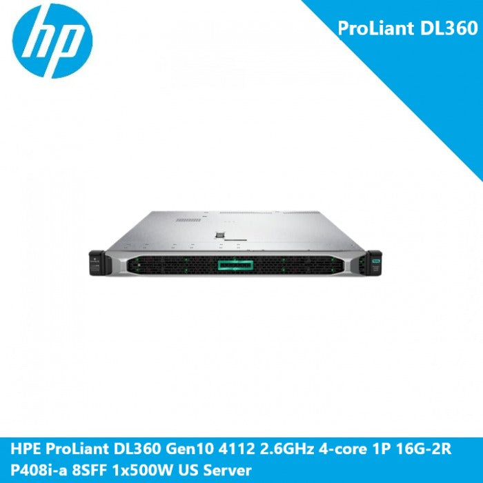 HPE ProLiant DL360 Gen10 Intel Xeon-S 4208 8-Core (2.10GHz 11MB) 16GB (1 x 16GB) PC4-2933Y-R RDIMM 8 x Hot Plug 2.5in Small Form Factor Smart Carrier Smart Array P408i-a NC 500W 3yr Next Business Day Warranty@ AED 7790+Vat i can make last for you sir