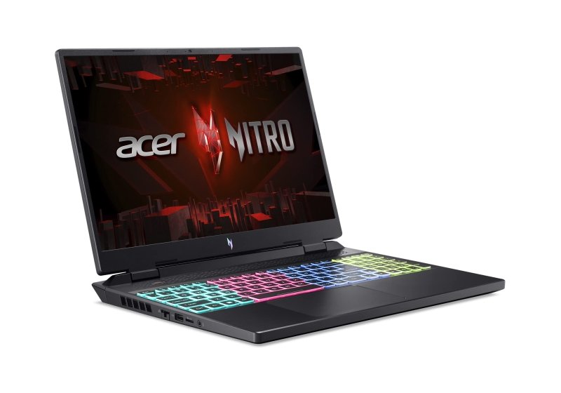 Acer Nitro 16 Gaming Laptop | AMD Ryzen 5 7640HS Hexa - Core CPU | NVIDIA GeForce RTX 4050 Laptop GPU | 16" WUXGA 165Hz IPS Display | 8GB DDR5 | 512GB Gen 4 SSD | WiFi 6E | RGB Backlit KB | AN16 - 41 - R148‎acer