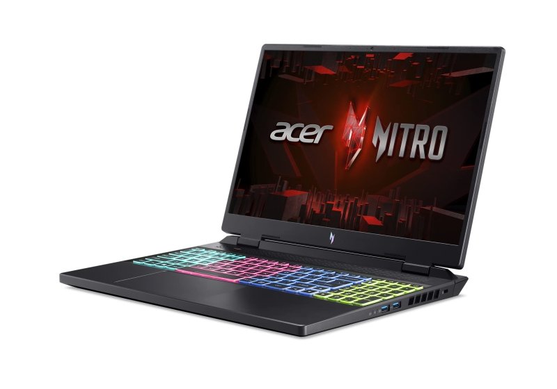 Acer Nitro 16 Gaming Laptop | AMD Ryzen 5 7640HS Hexa - Core CPU | NVIDIA GeForce RTX 4050 Laptop GPU | 16" WUXGA 165Hz IPS Display | 8GB DDR5 | 512GB Gen 4 SSD | WiFi 6E | RGB Backlit KB | AN16 - 41 - R148‎acer
