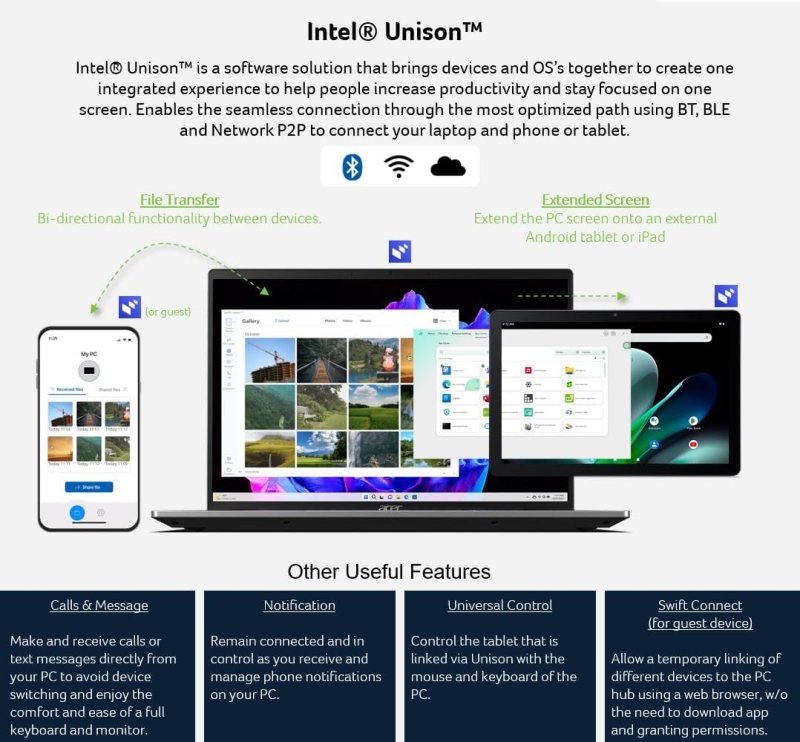 Acer Swift X 14 Laptop | 14.5" OLED 2880 x 1800 120Hz Calman Verified | Unlock AI Experiences | Intel Core Ultra 7 Processor 155H | NVIDIA GeForce RTX 4060 | 16GB LPDDR5X | 1TB SSD | SFX14 - 72G - 77NJ‎acer