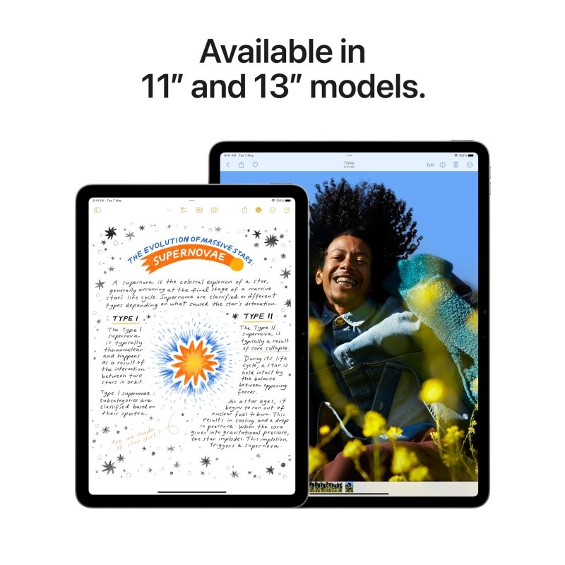Apple iPad Air 11 - inch (M2): Liquid Retina display, 128GB, Landscape 12MP Front Camera/12MP Back Camera, Wi - Fi 6E, Touch ID, All - Day Battery Life - BlueVisit the Apple Store