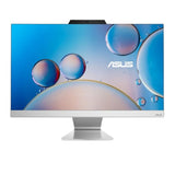 ASUS 2024 Newest White All in One 24inch Desktop 13th Gen Intel i7 processor 16GB DDR 5 RAM with 1TB NVMe SSD WINDOWS HOME and ENG - ARABIC keyboard & Mouse‎ASUS