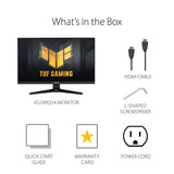 ASUS TUF Gaming 24” (23.8 inch viewable) 1080P Monitor (VG249Q3A) - Full HD, 180Hz, 1ms, Fast IPS, Extreme Low Motion Blur, FreeSync Premium, Speakers, DisplayPort, HDMI, Variable Overdrive, 99% Srgb‎ASUS