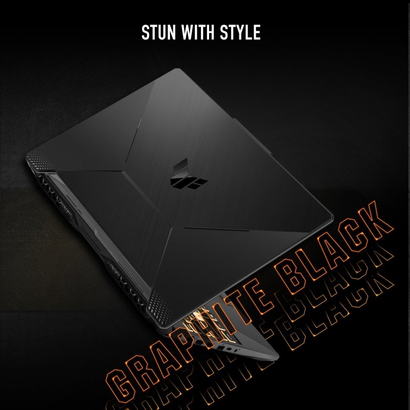 ASUS TUF Gaming A15 FA506NCR - HN044W AMD R7 - 7435HS/16GB RAM/512GB SSD/NVIDIA GeForce RTX 3050 4GB/15.6 FHD(1920x1080) 144Hz/Windows11 Home/1 - Zone RGB/Eng - Arb Keyboard - Graphite BlackVisit the Asus Store