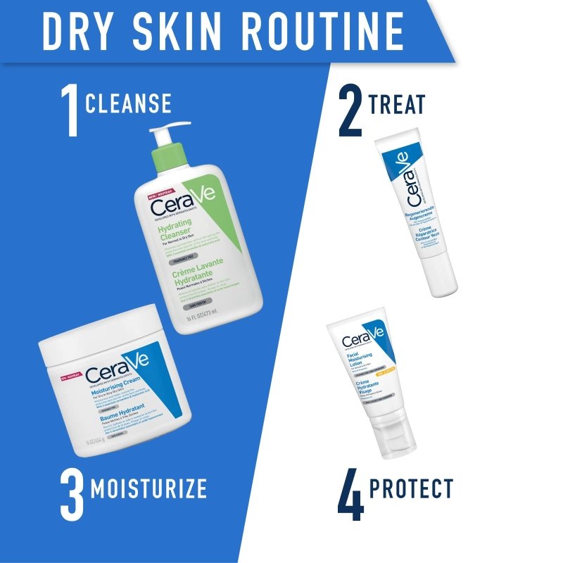 CeraVe Moisturizing Cream | 48H Body and Face Moisturizer for Dry to Very Dry Skin with Hyaluronic Acid and Ceramides | Fragrance Free | 16Oz, 454 gVisit the CeraVe Store