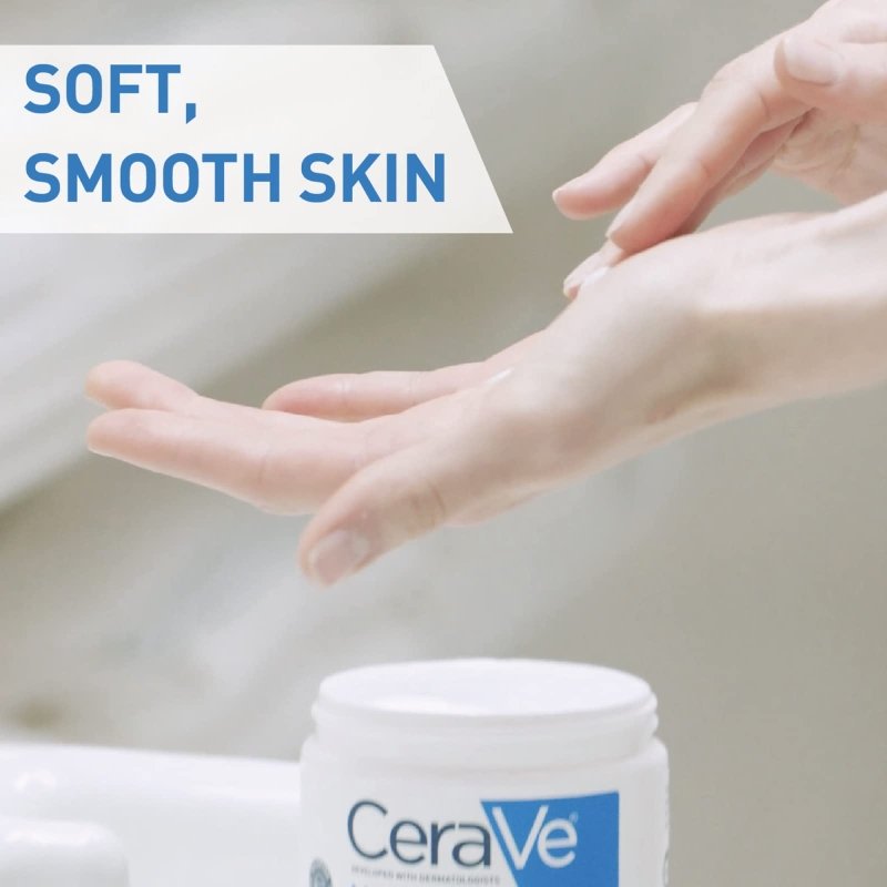 CeraVe Moisturizing Cream | 48H Body and Face Moisturizer for Dry to Very Dry Skin with Hyaluronic Acid and Ceramides | Fragrance Free | 16Oz, 454 gVisit the CeraVe Store