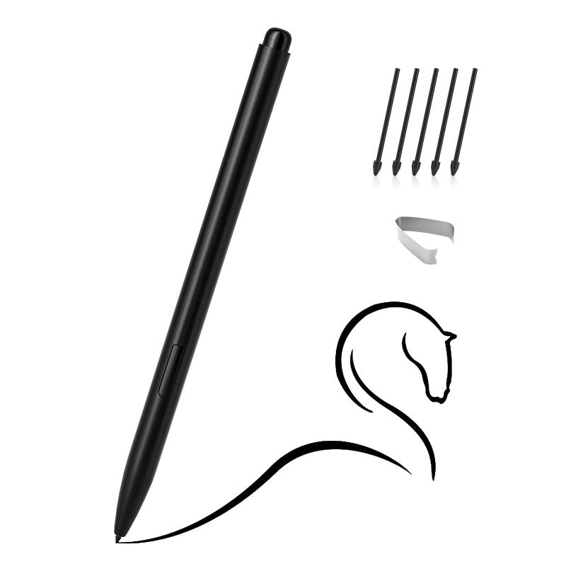 Ciscle Magnetic EMR Stylus Compatible with Remarkable 2, Replacement Digital Pen with Eraser, 4096 Pressure Levels, Palm Rejection, Tilt Support, for Remarkable/Samsung/Wacom/Onyx EMR Devices - 5 TipsCiscle