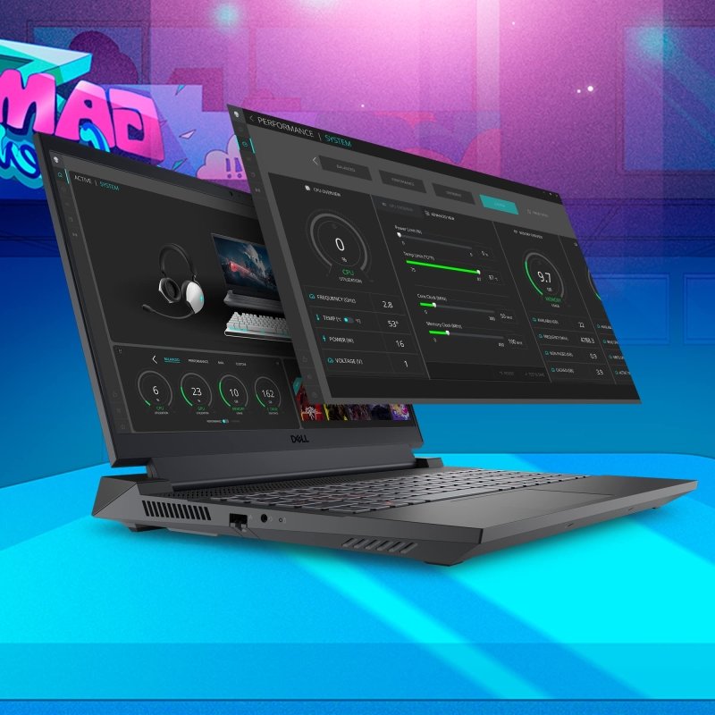 Dell G15 5530 Gaming Laptop, 15.6 - inch FHD 120Hz (1920x1080) Display, Intel Core i5 - 13450HX, NVIDIA GeForce RTX 3050, 8GB DDR5 RAM, 256GB SSD, Windows 11 Home, Dark Shadow Gray‎Dell