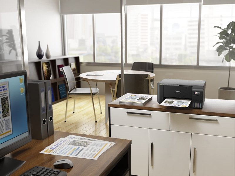 EPSON EcoTank L3252 Home ink tank printer A4, colour, 3 - in - 1 printer with WiFi and SmartPanel App connectivityVisit the Epson Store
