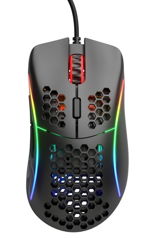 Gloriuos Black Gaming Mouse - Glorious Model D Gaming Mouse Honeycomb - Ultralight RGB Mouse - PC Mouse - 68 g - Matte Black MouseGlorious PC Gaming Race
