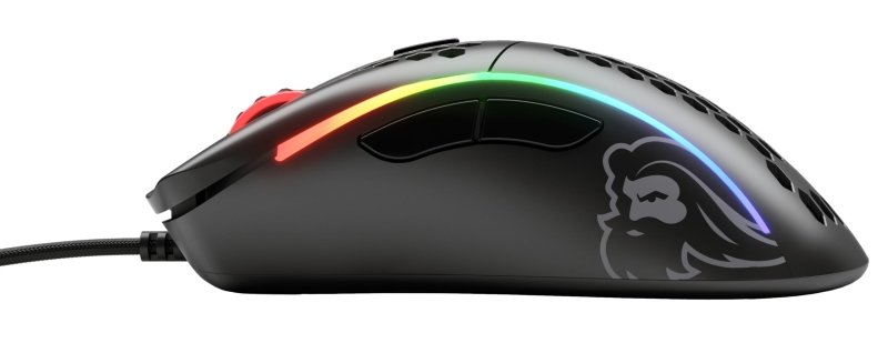 Gloriuos Black Gaming Mouse - Glorious Model D Gaming Mouse Honeycomb - Ultralight RGB Mouse - PC Mouse - 68 g - Matte Black MouseGlorious PC Gaming Race