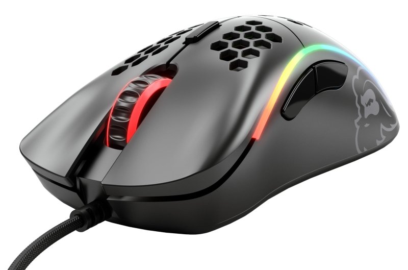 Gloriuos Black Gaming Mouse - Glorious Model D Gaming Mouse Honeycomb - Ultralight RGB Mouse - PC Mouse - 68 g - Matte Black MouseGlorious PC Gaming Race