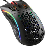 Gloriuos Black Gaming Mouse - Glorious Model D Gaming Mouse Honeycomb - Ultralight RGB Mouse - PC Mouse - 68 g - Matte Black MouseGlorious PC Gaming Race