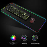 Goodstuff Rgb Gaming MoUSe Pad, Extra Large Soft Led Extended MoUSe Pad, Anti - Slip Rubber Base Computer Keyboard Mat‎Goodstuff