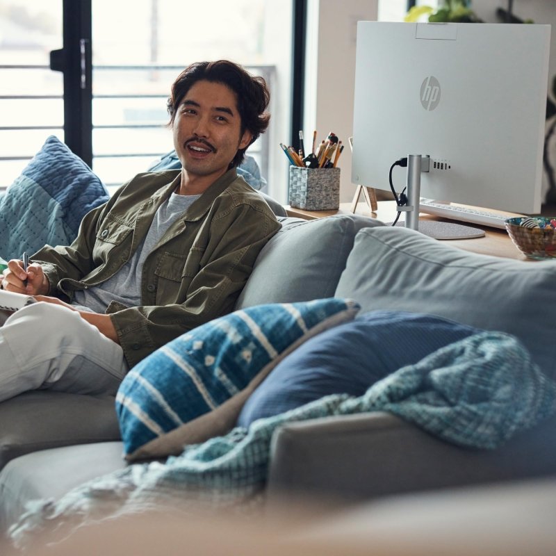 HP 27 inch All - in - One Desktop PC, FHD Display, 13th Gen Intel Core i7 - 1355U, 16 GB RAM, 512 GB SSD, Intel UHD Graphics, Windows 11, non touch (upgrade)‎HP