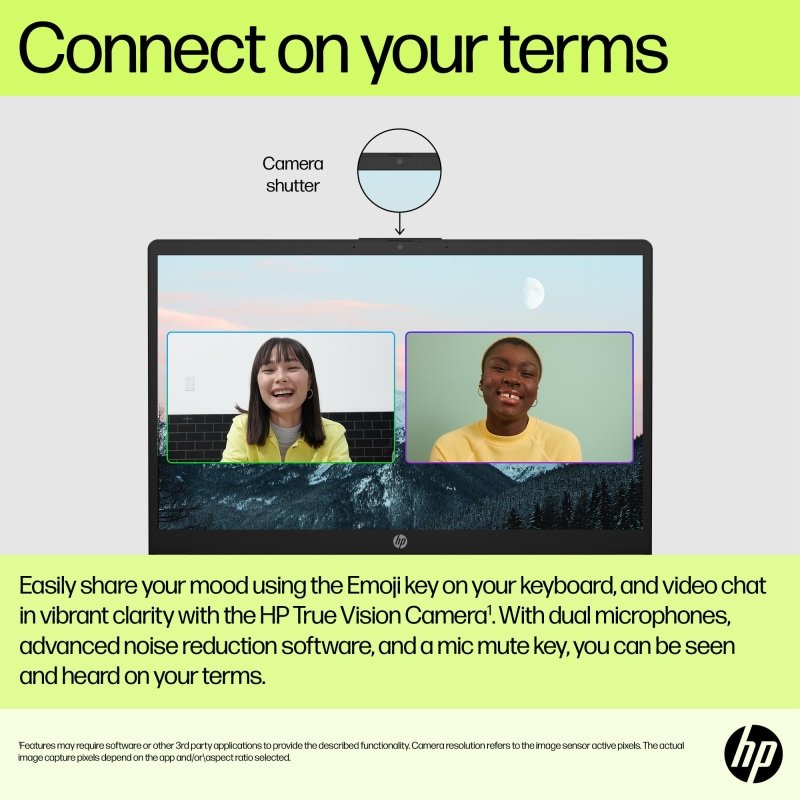 HP Laptop 15 - fd0111ne, 15.6" Full HD Display, Intel® Core™ i7 - 1255U, 16GB RAM, 512GB SSD, Intel® Iris® Xe Graphics, Windows 11 Home, Keyboard English/Arabic, Natural silver [B21RHEA]‎HP