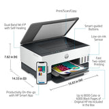 HP Smart Tank 670 All - in - One Printer, Print, Scan, Copy, Wireless, Scan to PDF, Fast two - sided printing, Up to 18,000 black or 8,000 color pages - White/Grey [6UU48A]Visit the HP Store