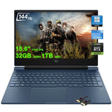 HP Victus 15 Gaming Laptop | 15.6" FHD IPS Anti - Glare 144Hz | Intel 8 - core i5 - 12450H (>i7 - 11800H) | 32GB DDR4 1TB SSD | GeForce RTX 3050 | Backlit Win11Pro w/DLCA Accessory (UPGRADE)‎HP