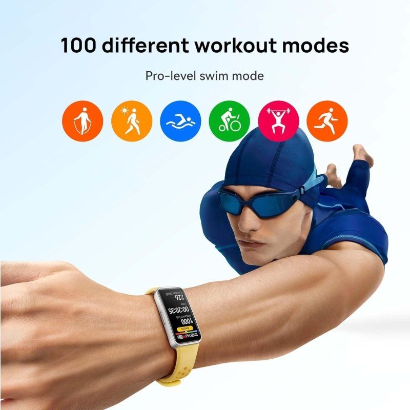 HUAWEI Band 9, Comfortable All - Day Wearing, Sleep Tracking, Fast Charging, Durable Battery, Intelligent Brightness Adjustments, 100 different workout modes, Compatible with iOS&Android, BlackVisit the HUAWEI Store