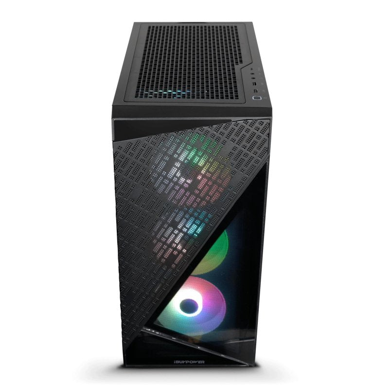 iBUYPOWER Slate 6 Mesh Gaming PC Computer Desktop, 13th Gen Intel i5 - 13600KF, NVIDIA GeForce RTX 4060, 16GB DDR5 RAM, 1TB NVMe SSD, Liquid Cooled, RGB Keyboard and Mouse, Windows 11 Home, black‎iBUYPOWER