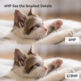 Imou 4MP Camera for Home, WIFI Camera Indoor, 360° Security Camera, CCTV Camera for Home, HD Baby Monitor, Indoor Camera for Pet with IR Night Vision, Two - Way Audio, Motion Detection, Work with AlexaVisit the Imou Store