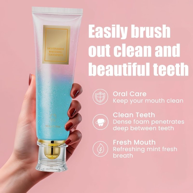 IYUWE Niacinamide Whitening Toothpaste, Fresh Breath, Mint Flavor (1pcs)IYUWE